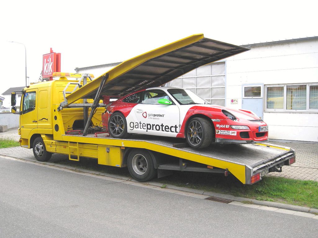 Porsche GT3 Clubsport Unfallwagen