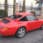 Porsche 993 Carrera rot Unfallwagen