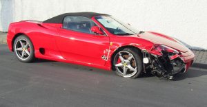 Unfallwagen Ferrari F 360 Spider