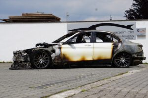 AMG C 43 Mercedes Brandschaden-Ankauf