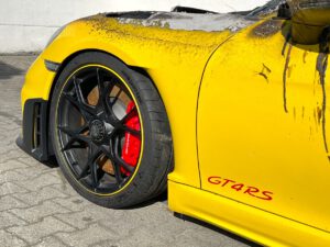 Brandschaden Totalschaden Porsche 718 Cayman GT4 RS